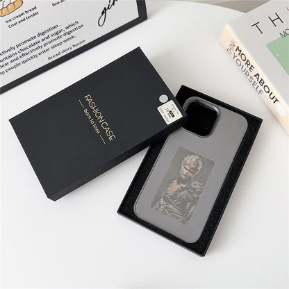 Funda E-Ink para iPhone 13 Plus con pantalla personalizable mediante proyección NFC de 4 colores