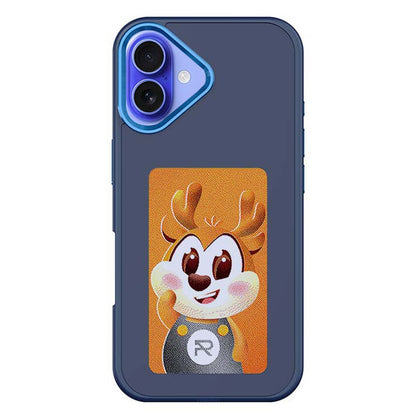 Funda E-Ink para iPhone 13 Plus con pantalla personalizable mediante proyección NFC de 4 colores